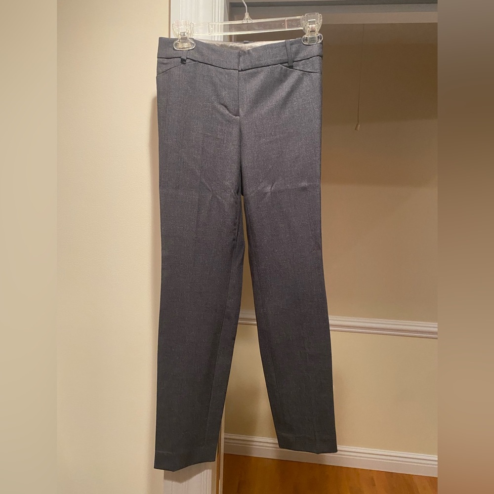 Grey straight pant
